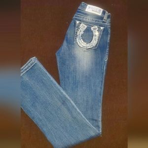 GRACE IN LA Women's Easy Fit Horseshoe Bootcut Jeans